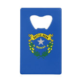 Nevada State Flag Design Geldbeutel Flaschenöffner (Vorderseite)