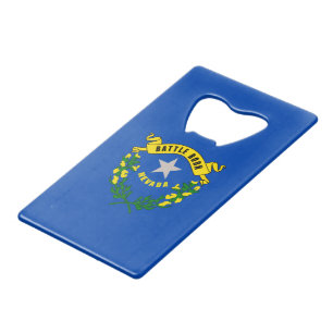 Nevada State Flag Design Geldbeutel Flaschenöffner