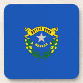 Nevada State Flag Design Getränkeuntersetzer (Vorderseite)