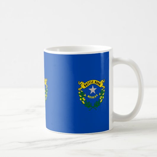 Nevada State Flag Design Kaffeetasse (Rechts)