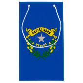Nevada State Flag Design Kleine Geschenktüte (Rückseite)