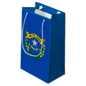 Nevada State Flag Design Kleine Geschenktüte (Rückseite Schrägansicht)