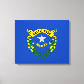 Nevada State Flag Design Leinwanddruck (Vorderseite)
