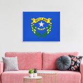 Nevada State Flag Design Leinwanddruck (Insitu (Wohnzimmer))