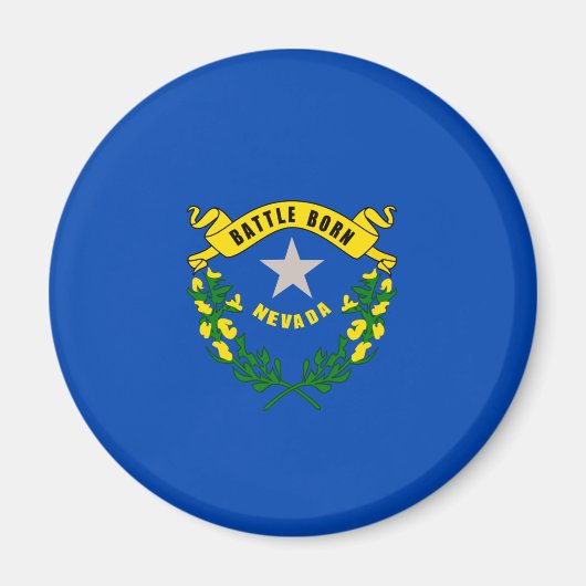 Nevada State Flag Design Magnet (Vorne)
