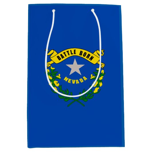 Nevada State Flag Design Mittlere Geschenktüte (Vorderseite)