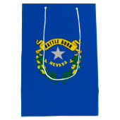 Nevada State Flag Design Mittlere Geschenktüte (Rückseite)