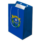 Nevada State Flag Design Mittlere Geschenktüte (Rückseite Schrägansicht)