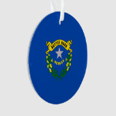 Nevada State Flag Design Ornament (Vorderseite)