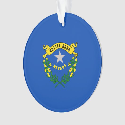 Nevada State Flag Design Ornament (Vorderseite)