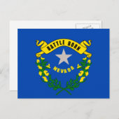 Nevada State Flag Design Postkarte (Vorne/Hinten)