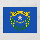 Nevada State Flag Design Postkarte (Vorderseite)