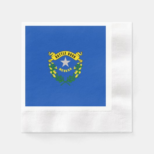 Nevada State Flag Design Serviette (Vorderseite)