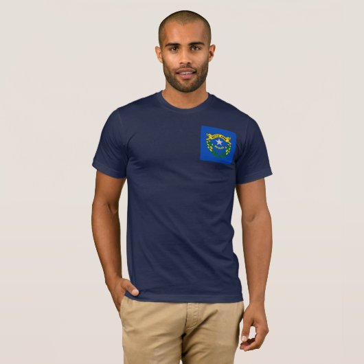Nevada State Flag Design T-Shirt (Vorne ganz)