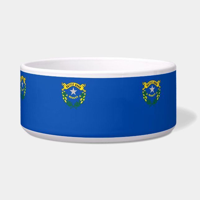 Nevada State Flag Pet Bowl Napf (Vorderseite)