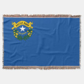 Nevada State Flag Print Patriotic Decke (Vorderseite)