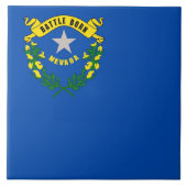 Nevada State Flag Tile Fliese (Vorderseite)