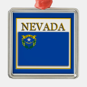 Nevada State Flag Weihnachtsschmuck