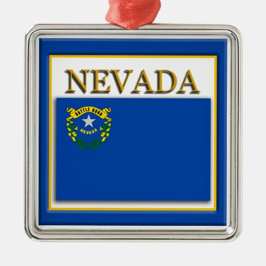 Nevada State Flag Weihnachtsschmuck (Vorne)