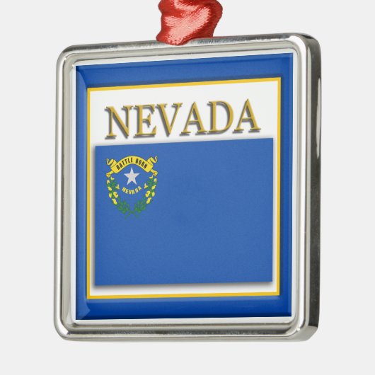 Nevada State Flag Weihnachtsschmuck (Links)