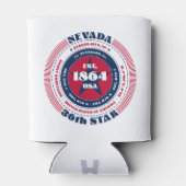 Nevada State Monogram Kühler Dosenkühler (Rückseite)