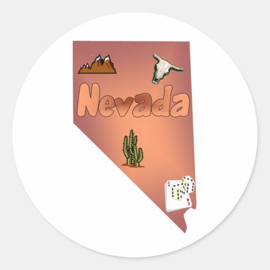 Nevada Sticker (Vorderseite)