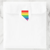 nevada Stolz. Runder Aufkleber (Tasche)