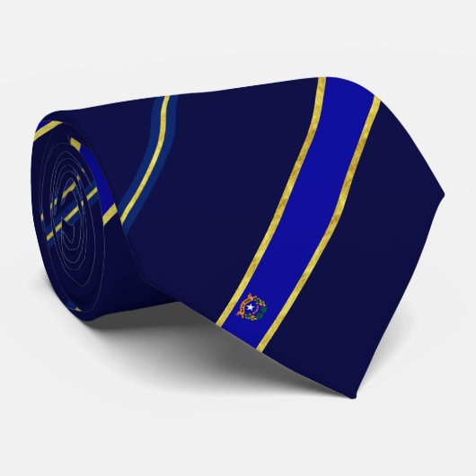 Nevada stripes-Flagge Krawatte (Gerollt)