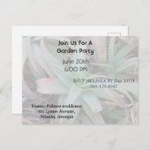 Nevada sukculi einladungspostkarte (Vorne/Hinten)