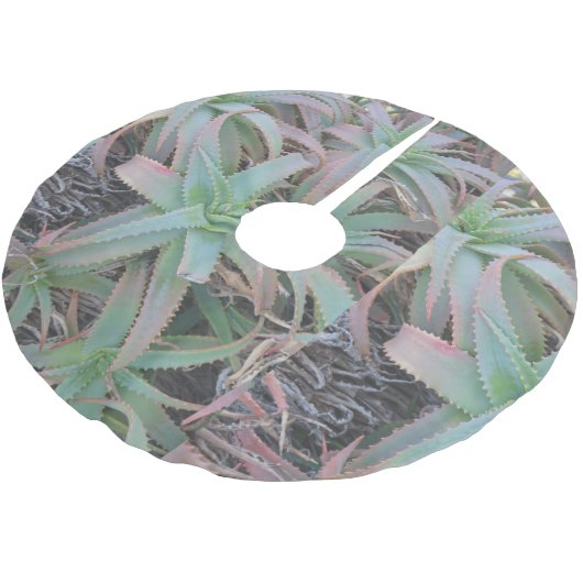 Nevada sukculi polyester weihnachtsbaumdecke (Schrägansicht)