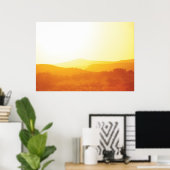 Nevada - Sunset over Nevada Poster (Heimbüro)