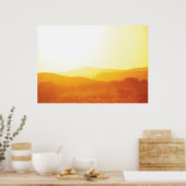 Nevada - Sunset over Nevada Poster (Küche)