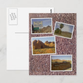 Nevada - Tal der Feuerwüste Collage Postkarte (Vorne/Hinten)