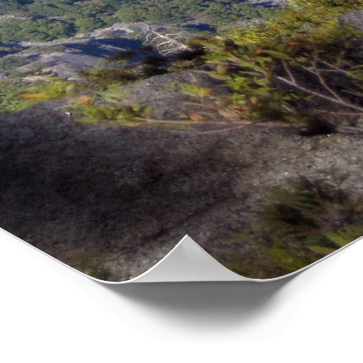 Nevada und Vernal Falls (Poster) Poster (Ecke)