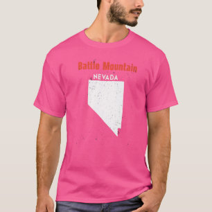 Nevada USA Bundesstaat Amerika Reise Nevadan Kampf T-Shirt