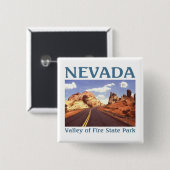 Nevada USA Button (Vorne & Hinten)