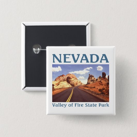 Nevada USA Button (Vorne & Hinten)