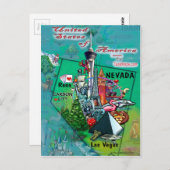 Nevada USA Card Postkarte (Vorne/Hinten)