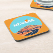 Nevada USA Getränkeuntersetzer (Linke Seite)