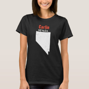 Nevada Usa Staat America Travel Nevadan Carlin T-Shirt