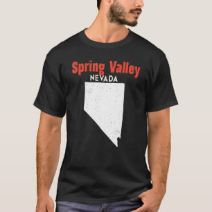 Nevada Usa Staat Amerika Reisen Nevadan Frühling V T-Shirt