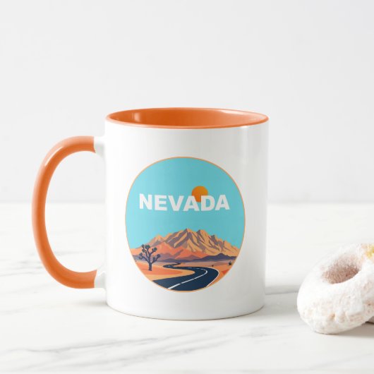 Nevada USA Tasse (Mit Donut)