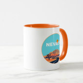 Nevada USA Tasse (VorderseiteRechts)