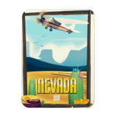 Nevada USA Vintages Reiseplakat. Magnet (Vertikal)