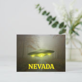 NEVADA USO FUNNY SPACESHIP Postkarte (Stehend Vorderseite)