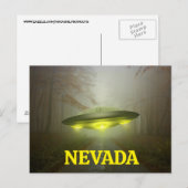 NEVADA USO FUNNY SPACESHIP Postkarte (Vorne/Hinten)