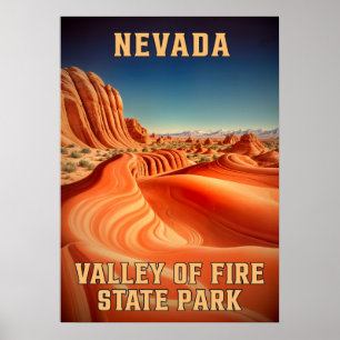 Nevada Valley of Fire Slot Canyon V02 Poster