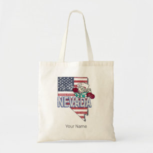 Nevada Vereinigte Staaten Retro-Karte Vintage USA Tragetasche