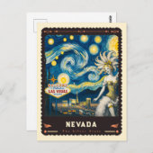 Nevada | Vincent Van Gogh Inspiriert Postkarte (Vorne/Hinten)