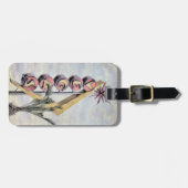 Nevada Vintag Las Vegas-Zeichen Gepäckanhänger (Vorderseite horizontal)